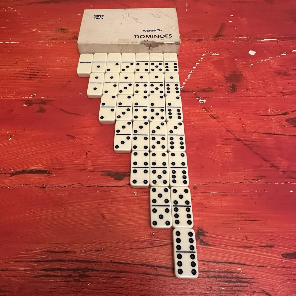 VTG Puremco Professional Super Thick Marblelike Dominoes Ivory 816 Waco, Texas
